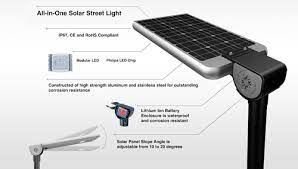 Btree LED SOLAR Street Light -12 W с Li-йонна батерия и 20W слънчев панел- 广州纵横-第 2 组-杨惠萍